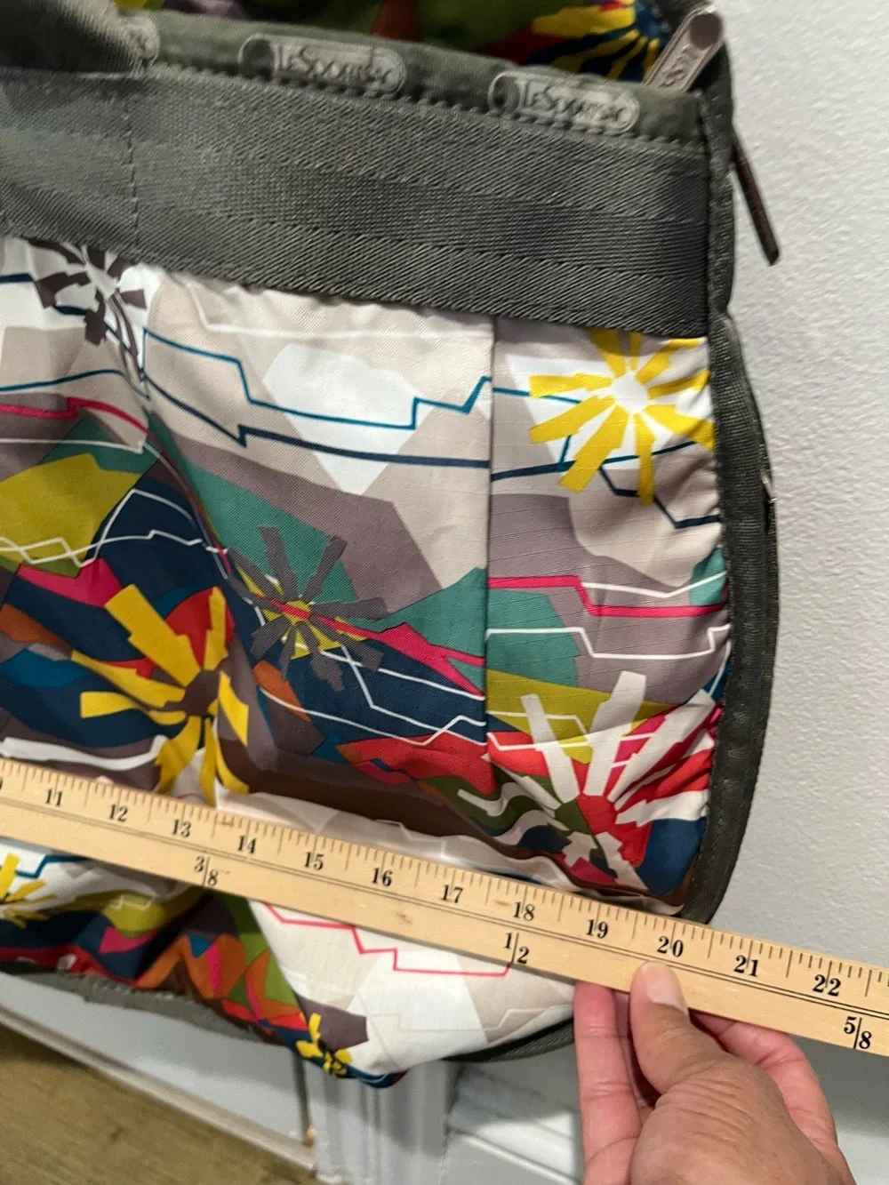 Lesportsac Colorful Floral Pattern Travel‎ Tote Bag